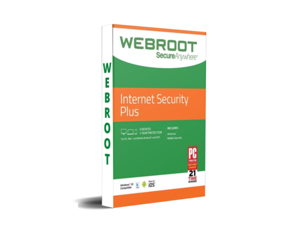 Webroot Internet Security Plus 1 Device 3 Years