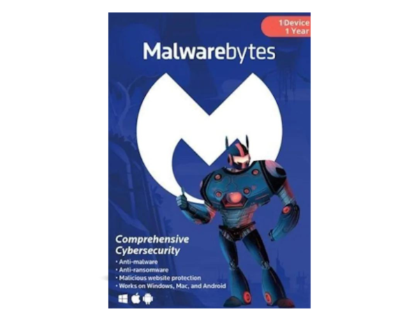 Malwarebytes Cybersecurity 1 Device 1 Year